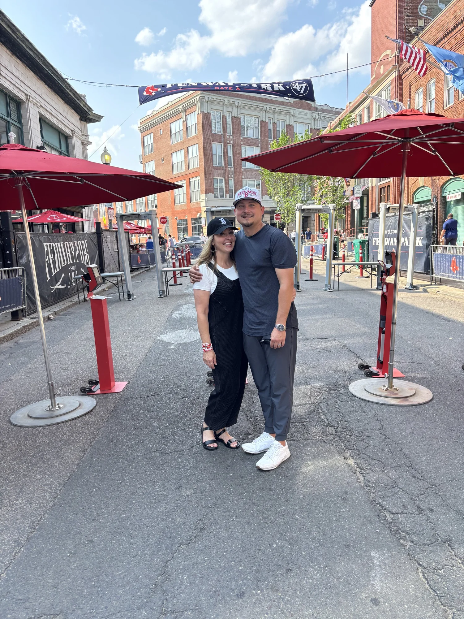 Tyler and Racheal Zupcic at Fenway Park